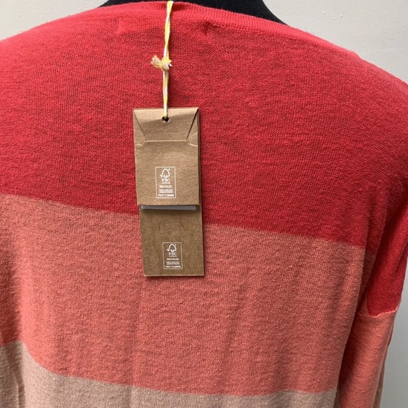 Woolovers rainbow thin knit jumper size small *new* - Picture 6 of 15